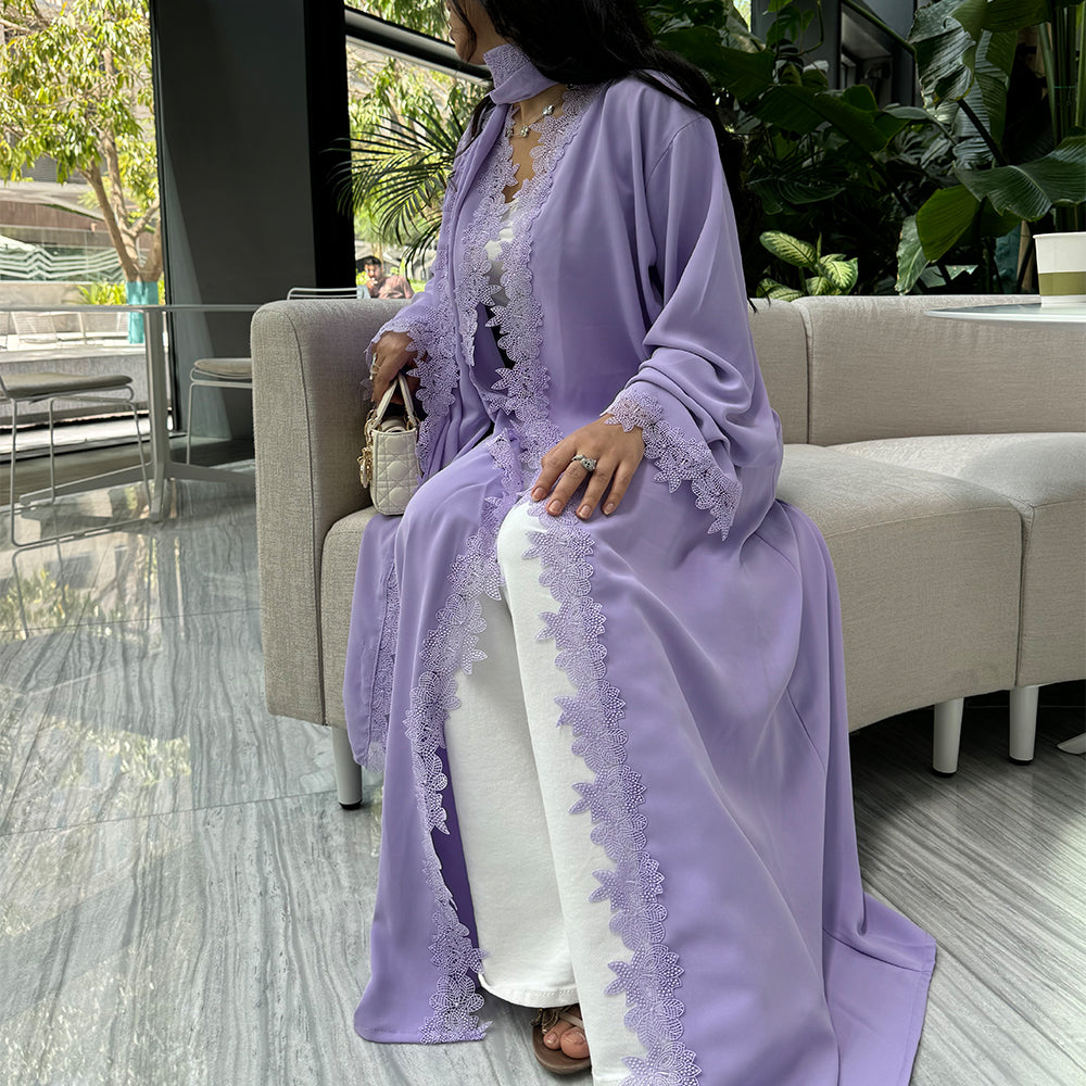 Lavender abaya