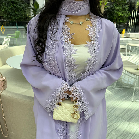 Lavender abaya